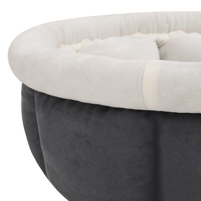 vidaXL Dog Bed 59x59x24 cm Grey
