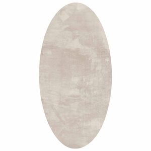 vidaXL Area Rugs Oval HUARTE Beige 80 x 150 cm 100% Polyester