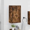 vidaXL Bathroom Cabinet Wall-mounted Smoked Oak 39 x 23.5 x 65 cm