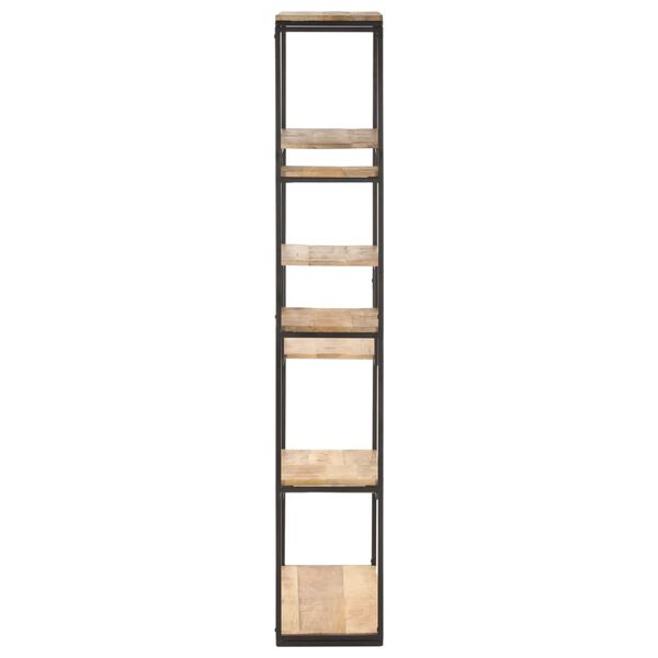 vidaXL Bookcase 80x30x180 cm Rough Mango Wood
