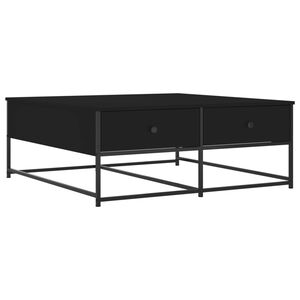 vidaXL Coffee Table Black 100x99x40 cm Engineered Wood
