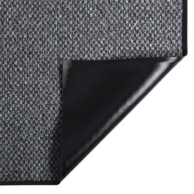 vidaXL Doormat Grey 90x150 cm