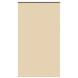 vidaXL Roller Blind Blackout Beige 140x210 cm Fabric Width 136.6 cm Polyester