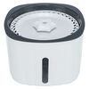 TRIXIE Flower Pet Drinking Fountain White and Grey