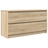 vidaXL TV Cabinet Sonoma Oak 100x35x54 cm Engineered Wood