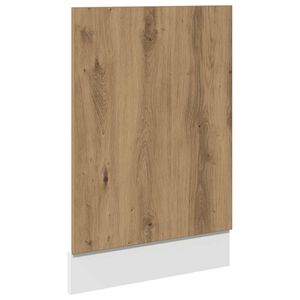 vidaXL Dishwasher Panel Lyon Artisian Oak 45x3x67 cm Engineered Wood