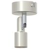vidaXL Ceiling Spotlight with Spotlights Nickel 8 x 8 x 10.5 cm Steel