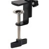 vidaXL Table Mounted Microphone Stand Black Steel