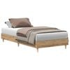 vidaXL Bed Frame No Mattress Artisan Oak 75x190 cm Small Single Engineered Wood