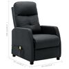 vidaXL Massage Chair Dark Grey Fabric