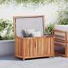 vidaXL Garden Storage Box 90x50x58 cm Solid Teak Wood