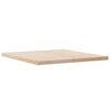 vidaXL Floor Bed Frame Natural 213.5 x 204 x 9 cm Solid Pine Wood