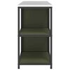 vidaXL Kitchen Storage Set 2 pcs Olive Green Cold-rolled Steel