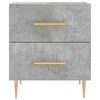 vidaXL Bedside Cabinet Concrete Grey 40x35x47.5 cm Engineered Wood
