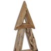 vidaXL Christmas Tree with Stand Brown 120 cm Solid teak wood