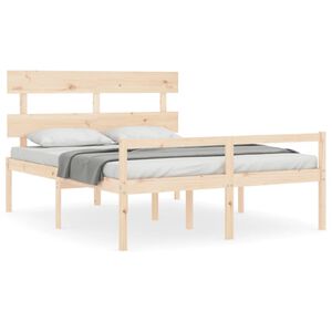 vidaXL Senior Bed without Mattress 160x200 cm Solid Wood
