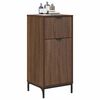 vidaXL Bathroom Cabinet with Drawer Brown Oak 39.5 x 36 x 88 cm