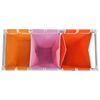 vidaXL 3-Section Laundry Sorter Hampers 2 pcs with a Washing Bin