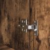 vidaXL Highboard Smoked Oak 37.5x35x180 cm Engineered Wood