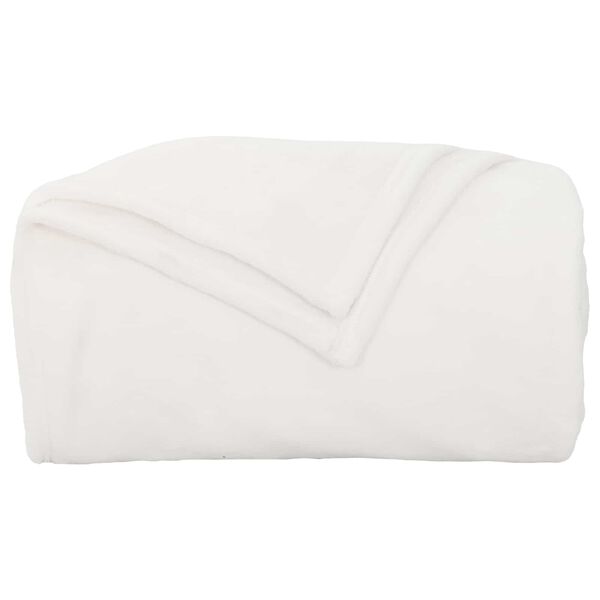 vidaXL Throw Blankets 6 pcs White 220 x 240 cm Fleece
