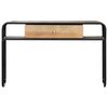 vidaXL Console Table 118x30x75 cm Solid Mango Wood