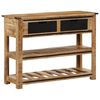 vidaXL Console Table 100x35x75 cm Solid Wood Mango