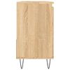vidaXL Bathroom Cabinet Sonoma Oak 65x33x60 cm Engineered Wood