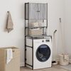 vidaXL Washing Machine Cabinet Grey Sonoma 68x48.5x194 cm