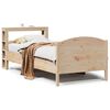 vidaXL Bed Frame without Mattress 75x190 cm Small Single Solid Wood Pine