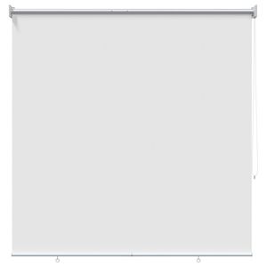 vidaXL Outdoor Roller Blind UV Protection White 120 x 140 cm