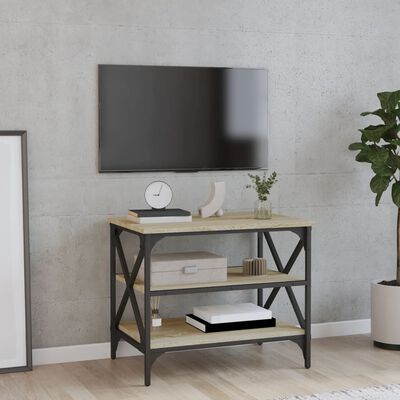 vidaXL TV Cabinet Sonoma Oak 60x40x50 cm Engineered Wood