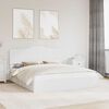 vidaXL Storage Bed with Headboard White 200 x 200 cm Engineered Wood
