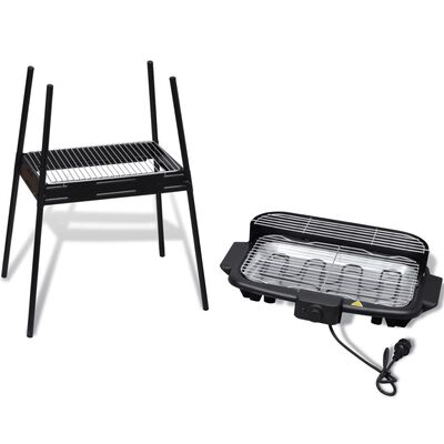 Rectangular Barbecue Electric BBQ Stand Grill Garden