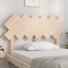 vidaXL Bed Headboard 122.5x3x80.5 cm Solid Wood Pine