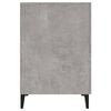 vidaXL Desk Concrete Grey 140x50x75 cm Engineered Wood