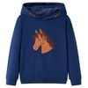 vidaXL Kids' Hooded Sweatshirt Navy 92
