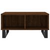 vidaXL Coffee Table Brown Oak 60x60x30 cm Engineered Wood