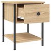 vidaXL Bedside Tables 2 pcs Sonoma Oak 34x35.5x45 cm Engineered Wood