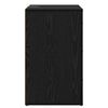 vidaXL Bedside Cabinet Black oak 50 x 36 x 60 cm Engineered wood