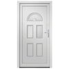vidaXL Front Door White 88x208 cm PVC