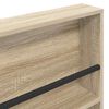 vidaXL Magazine Rack Sonoma Oak 60 x 12 x 70 cm Engineered Wood