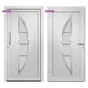 vidaXL Front Door White 98x208 cm