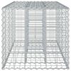 vidaXL Gabion Raised Bed Silver 140 x 60 x 55 cm Galvanised Steel