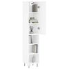 vidaXL Highboard White 34.5x34x180 cm Engineered Wood