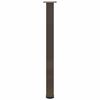 vidaXL Bar Table Legs 4 pcs Natural Steel 90-92 cm Steel