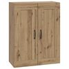 vidaXL Wall Cabinet Artisan Oak 69.5 x 34 x 90 cm Engineered Wood