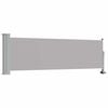vidaXL Patio Retractable Side Awning 80x300 cm Grey