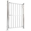 vidaXL Garden Gate 100x120 cm Stainless Steel
