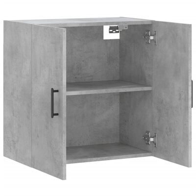 vidaXL Wall Cabinet Concrete Grey 60x31x60 cm Engineered Wood