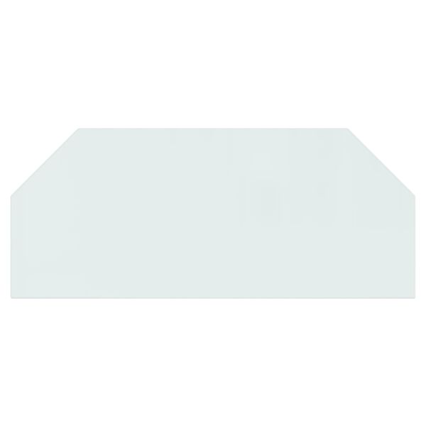 vidaXL Fireplace Glass Plate Hexagon 120x50 cm